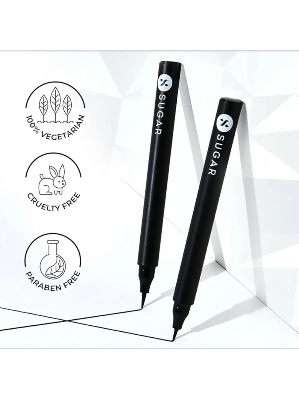 New/Sealed Sugar Wingman Waterproof Microliner Precision Eyeliner I’ll Be Black